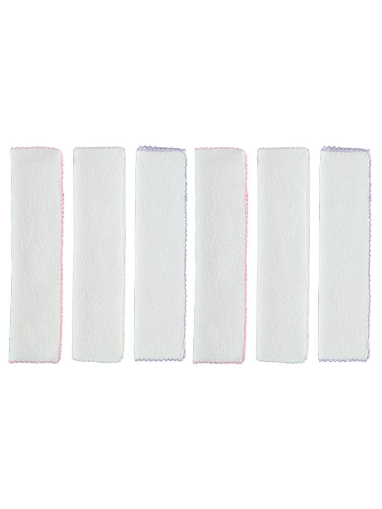 Mınıdamla Havlu 6 Lı Agız Mendılı - Pembe