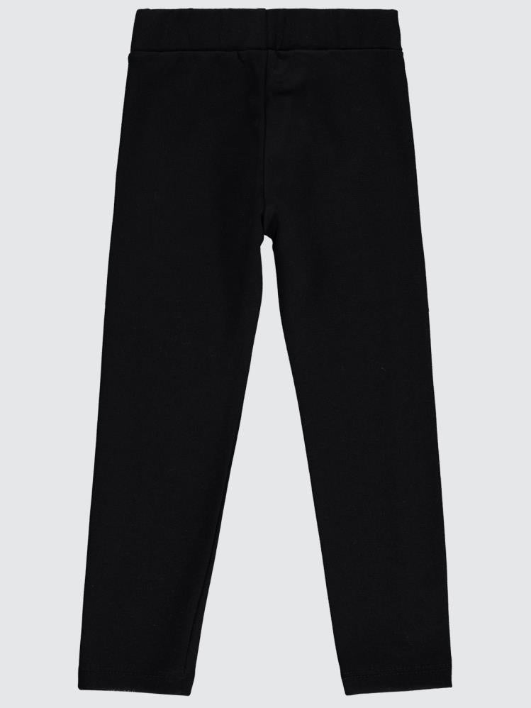 Civil Girls Simli Şeritli 6-9 Yaş Tayt - Siyah