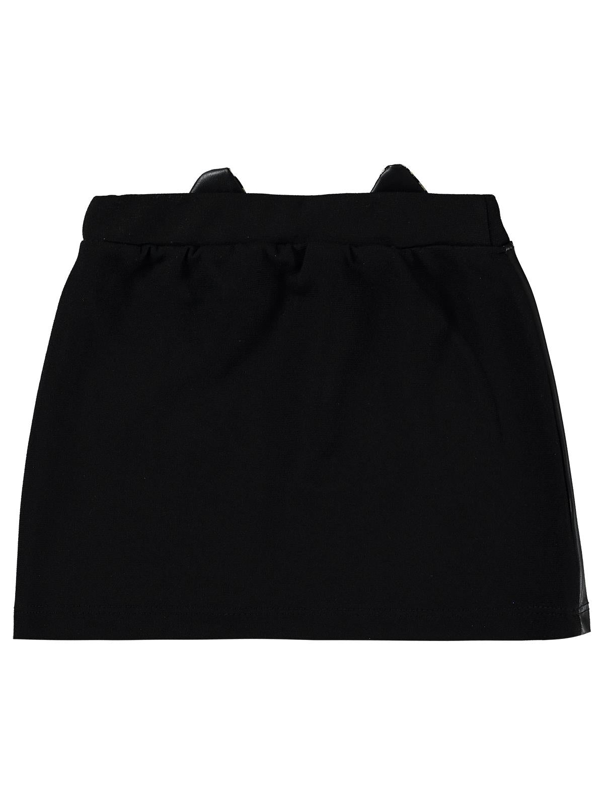 Civil Girls Kedi Nakışlı 2-5 Yaş Etek - Siyah