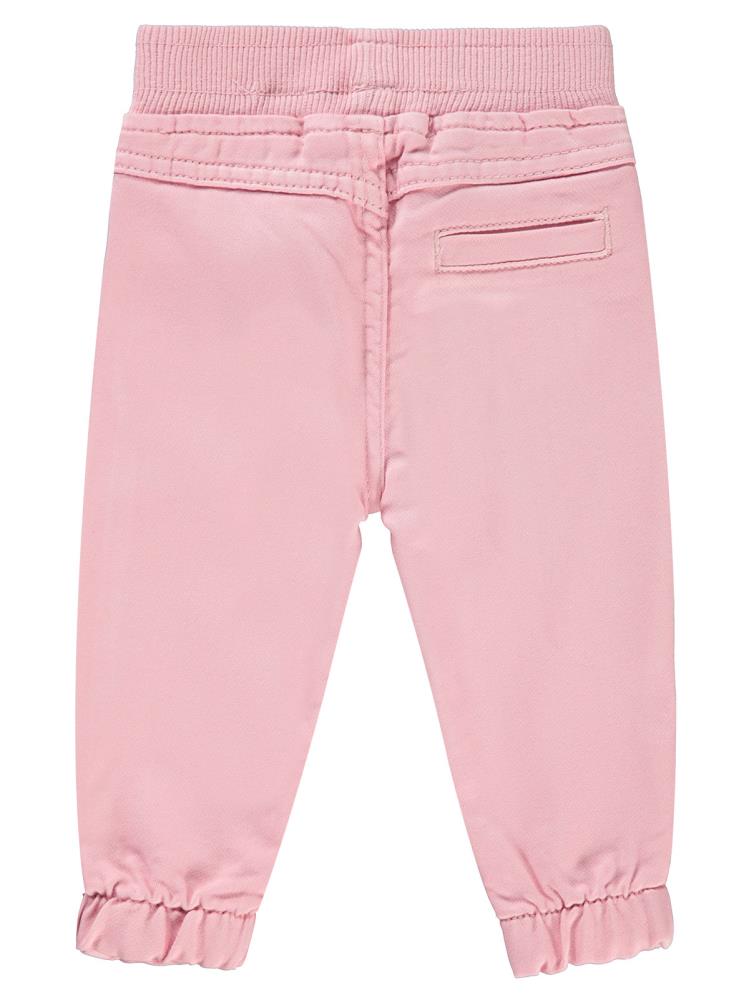 Civil Baby Cep Büzgülü Bağcıklı Örme Düz 6-18 Ay Pantolon - Pembe