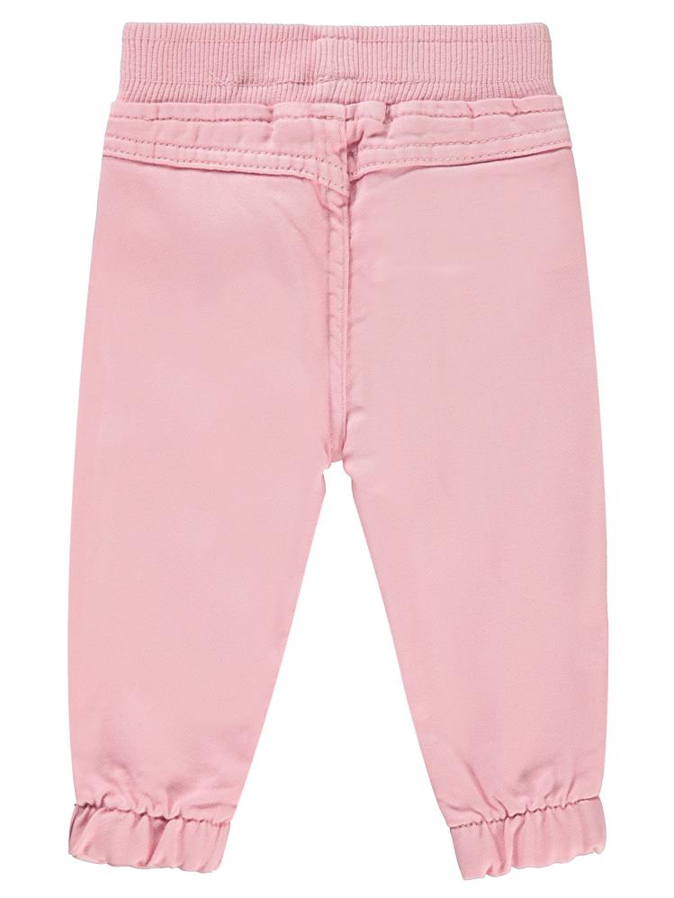 Civil Baby Cep Büzgülü Bağcıklı Örme Düz 6-18 Ay Pantolon - Pembe