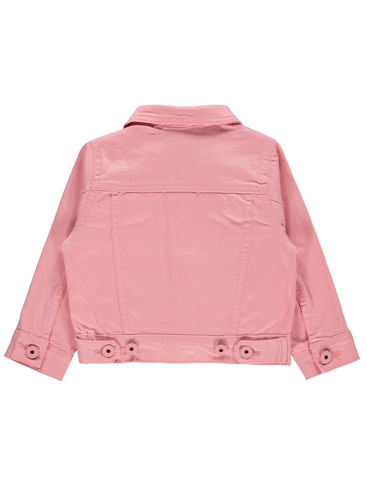 Civil Girls Kot Düz 2-5 Yaş Ceket - Pembe