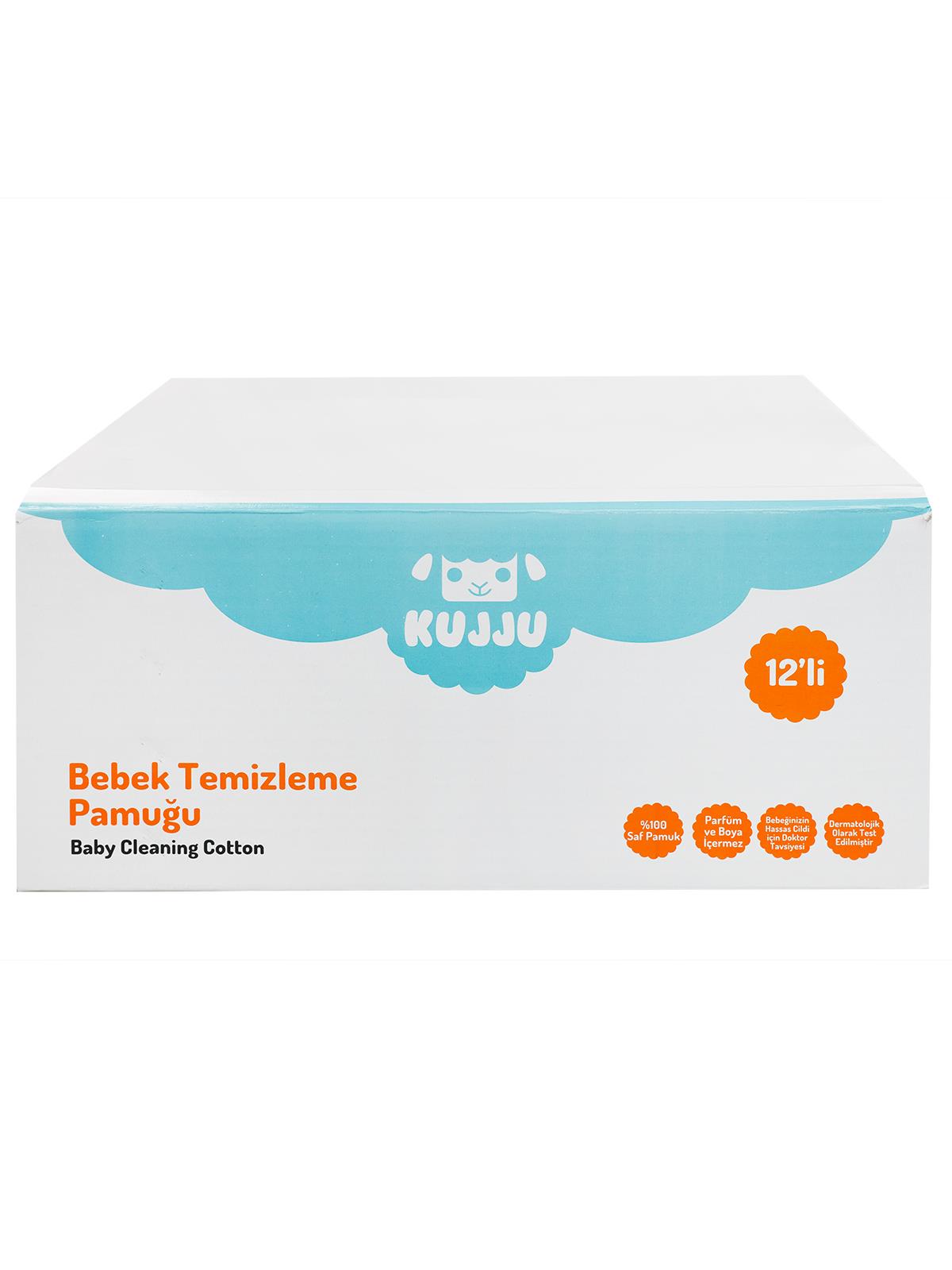 Kujju Bebek Temizleme Pamuğu 12x60 Adet