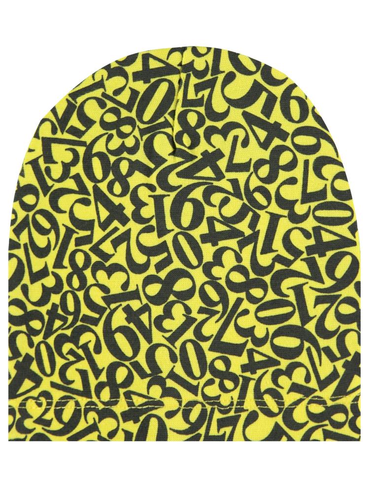 Civil Rakam Desenli 2-5 Yaş Çocuk Erkek Bere - Sarı