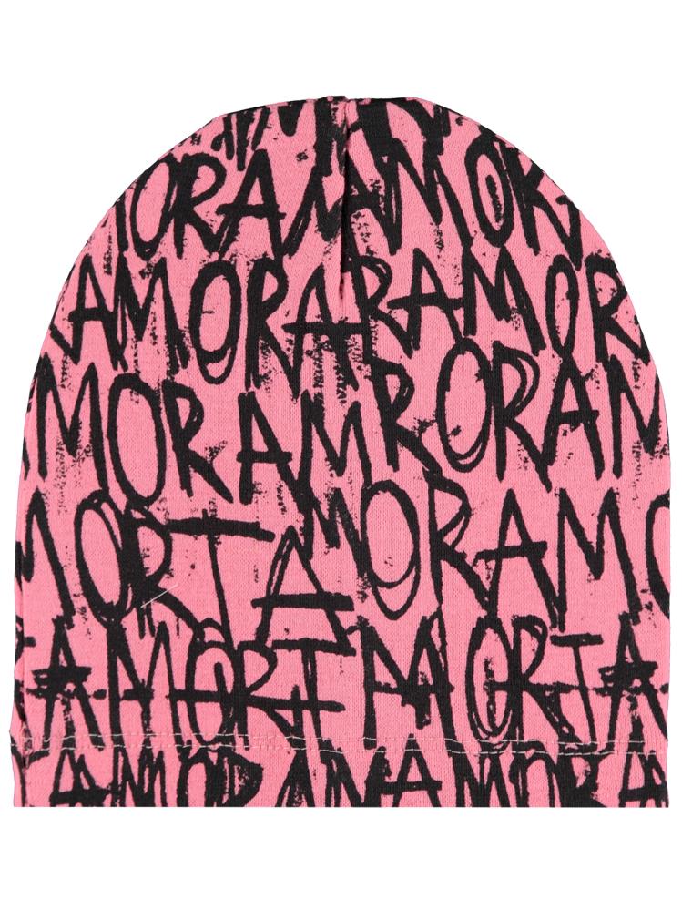 Civil Amora Yazı Desenli 2-5 Yaş Çocuk Erkek Bere - Fusya