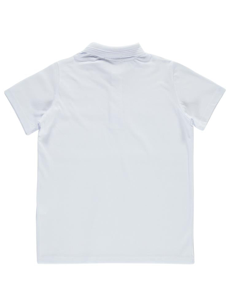Civil Boys Basic Lakos 10-13 Yaş Tshirt - Beyaz