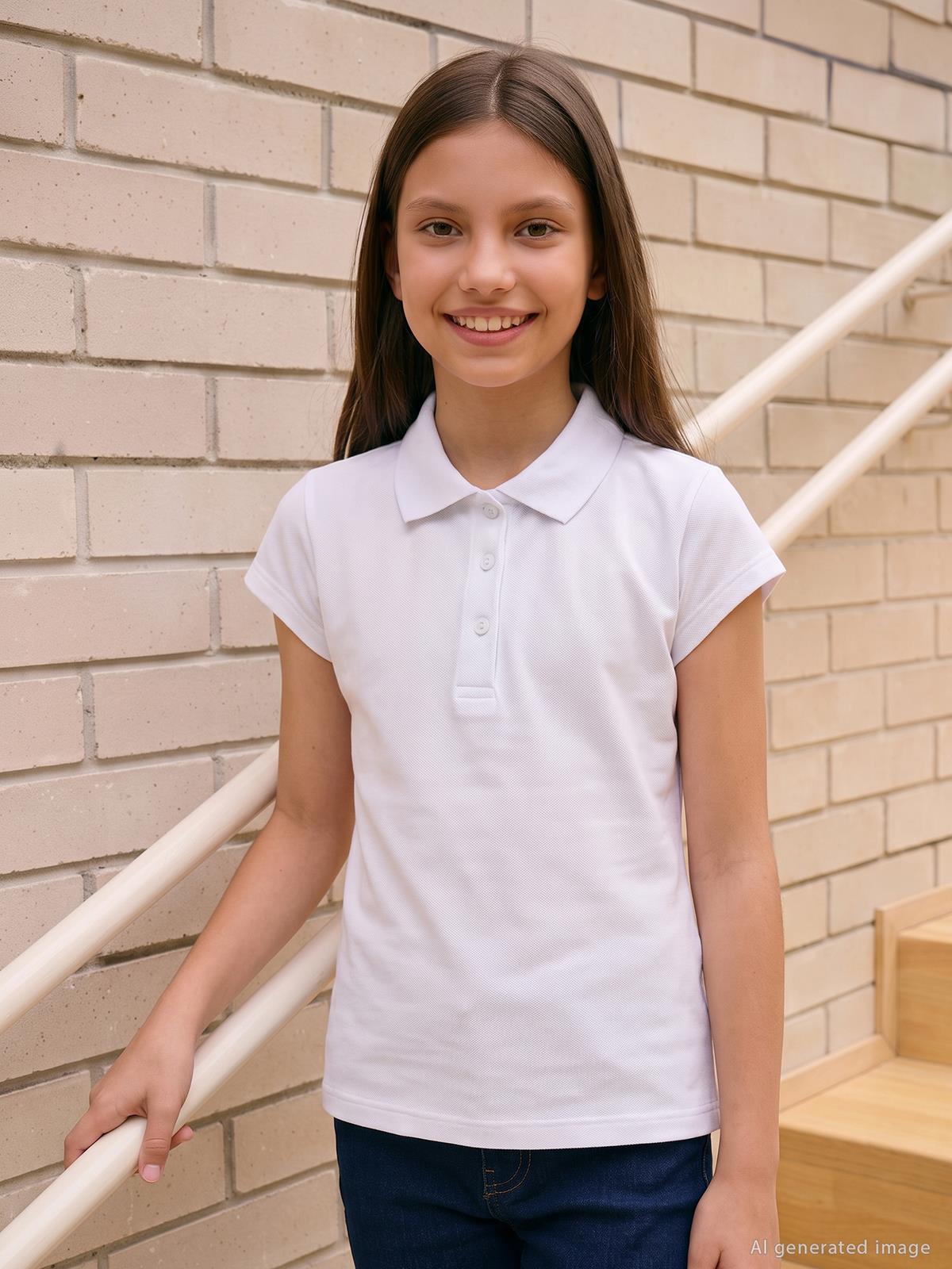 Civil Girls Basic Lakos 10-13 Yaş Badi - Beyaz