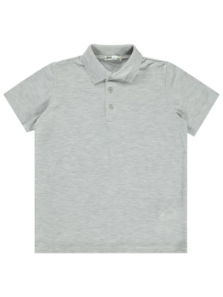 Civil Boys Basic Lakos 10-13 Yaş Tshirt - Gri