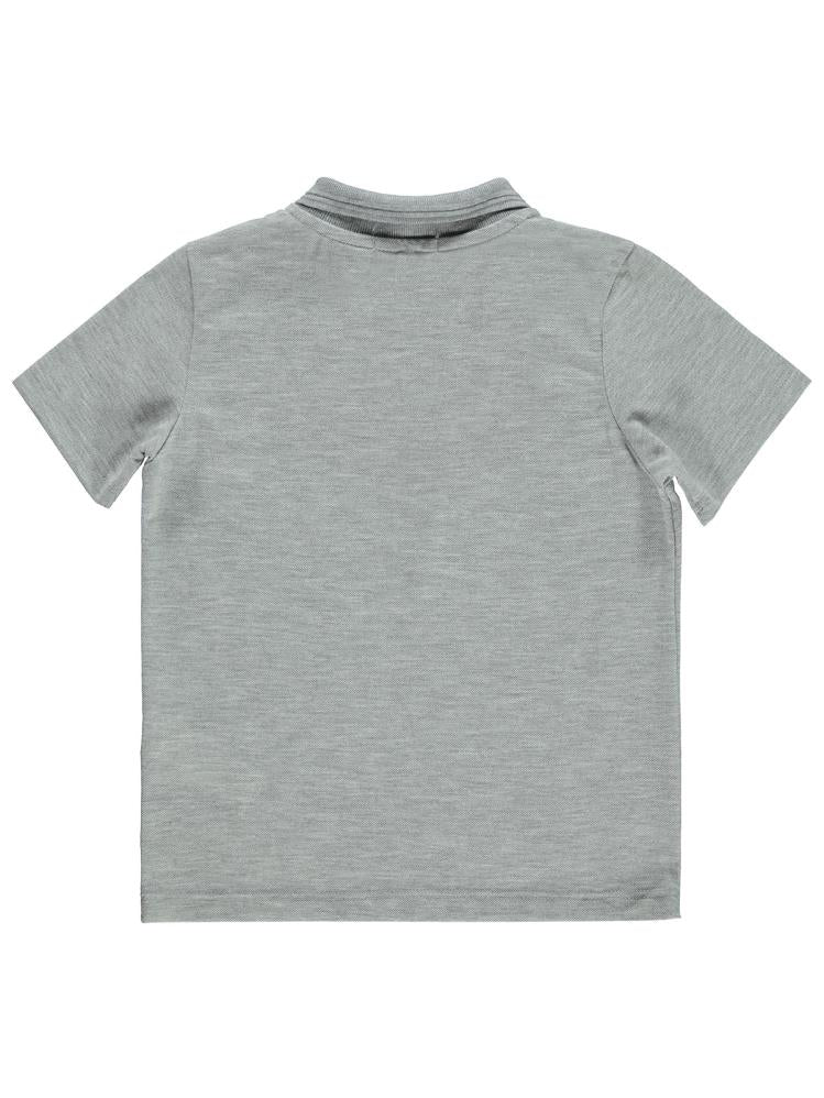 Civil Boys Basic Lakos 6-9 Yaş Tshirt - Gri