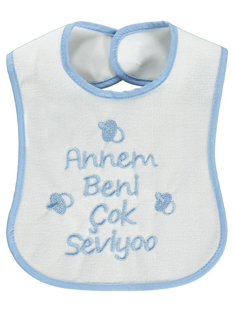 Civil Baby Bebek Mama Önlüğü 0-24 Ay - Mavi