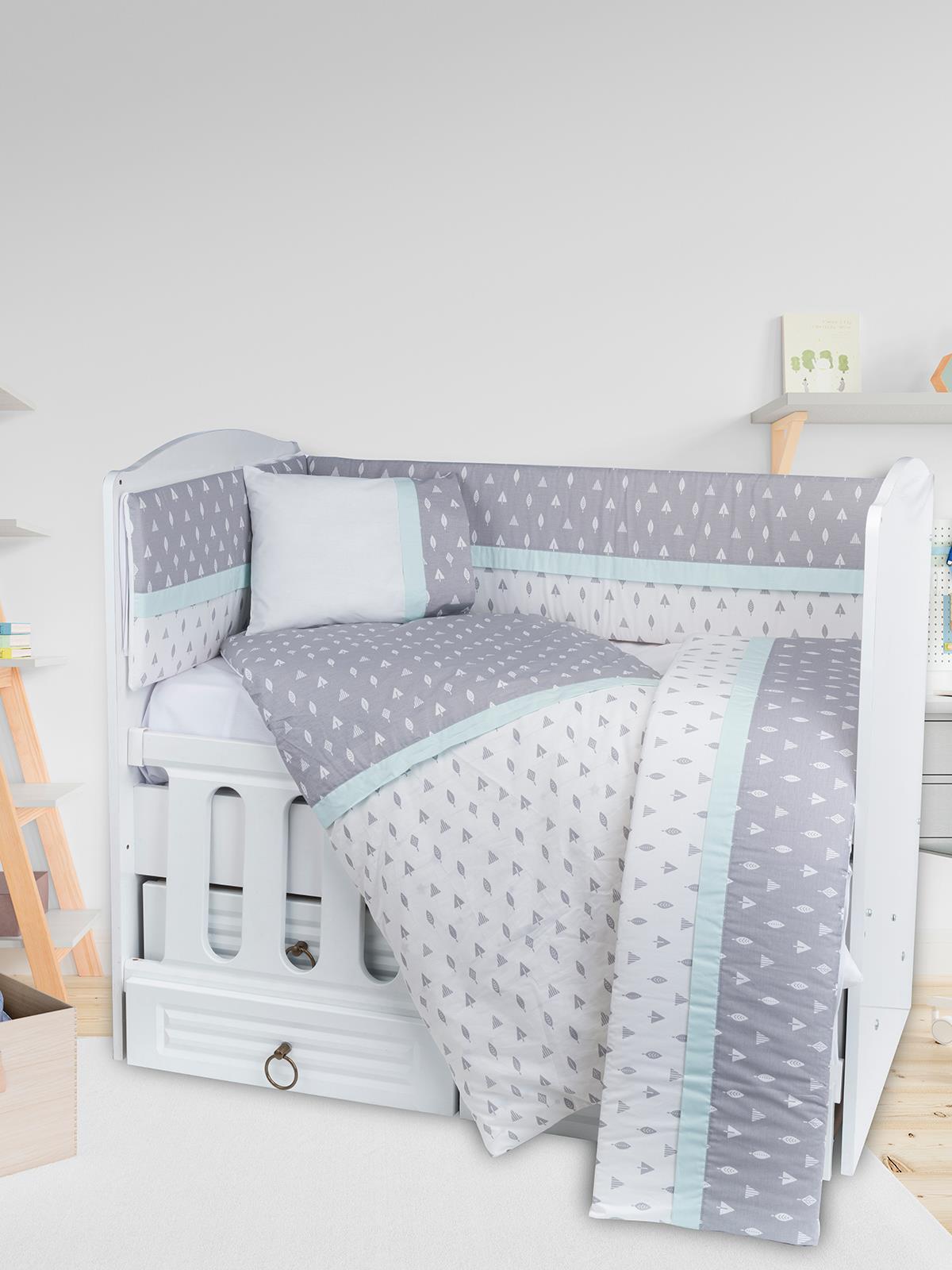 Kujju Doğa Uyku Seti 60x120 Cm - Gri