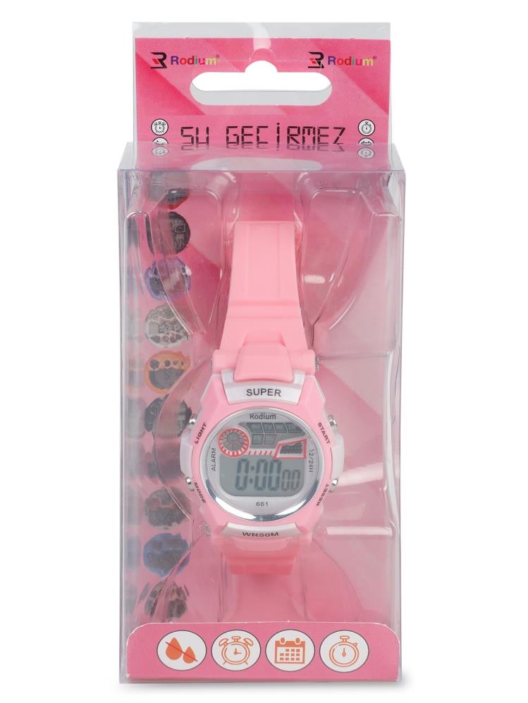 Zaman Saat Rodıum Cocuk Saatı - Pembe