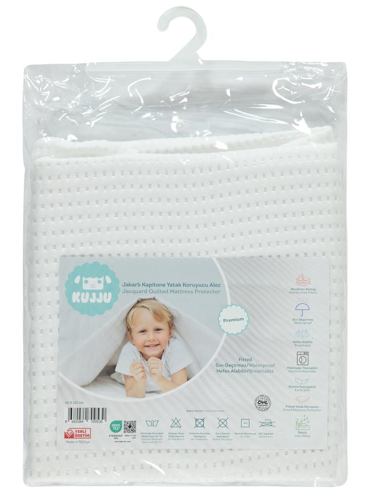 Kujju Jakarlı Yatak Koruyucu Alez 90x140