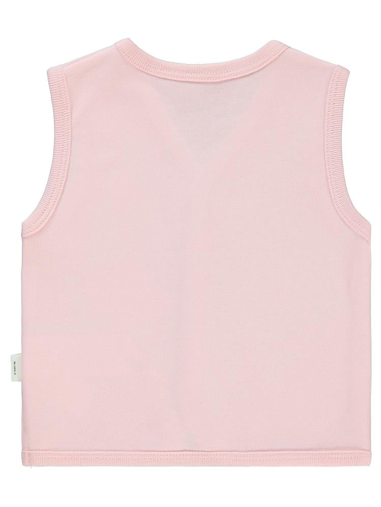 Civil Baby İnterlok Gökyüzü Baskı 6-18 Ay Unisex Yelek - Pembe