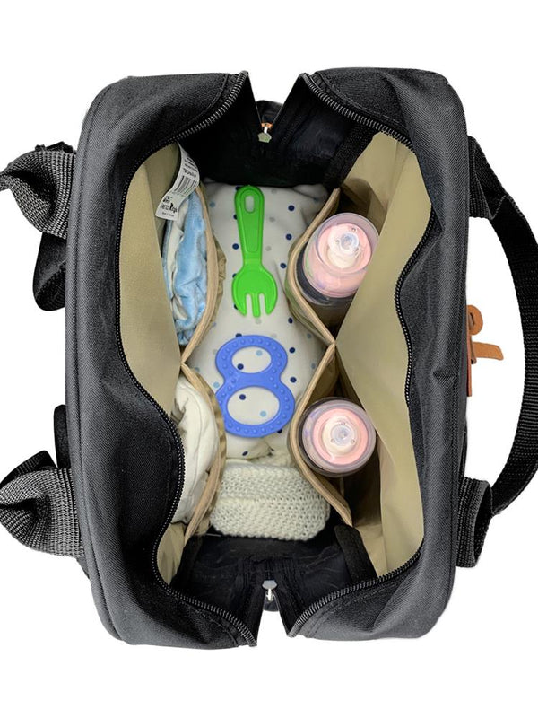 Kujju Anne Bebek Bakım Sırt Çantası  - Siyah