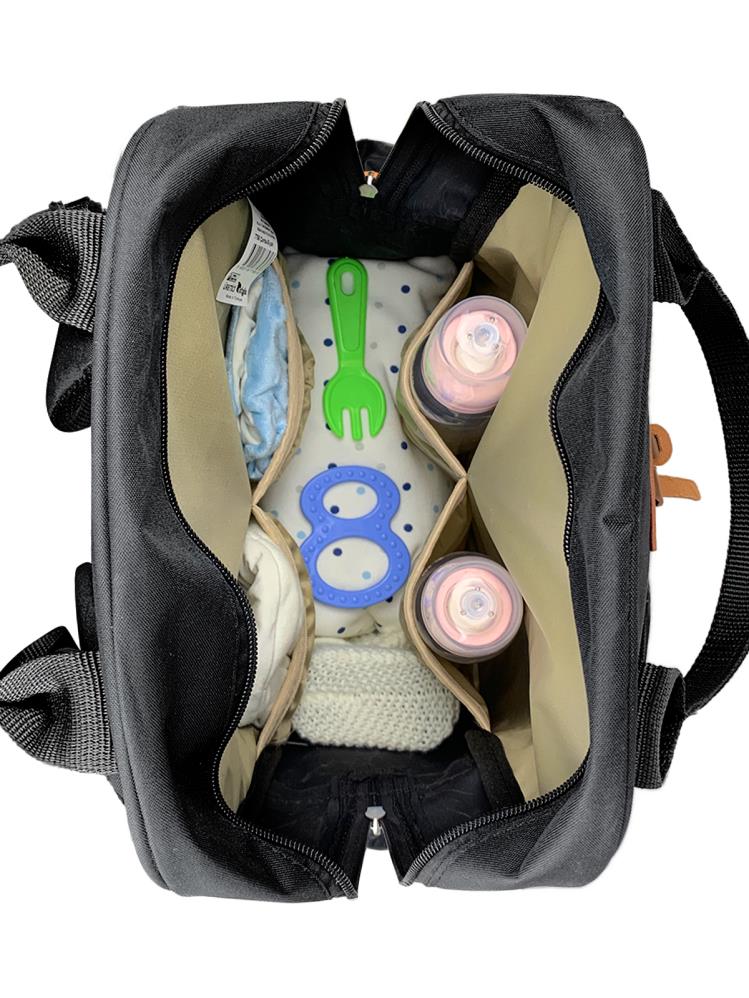 Kujju Anne Bebek Bakım Sırt Çantası  - Siyah