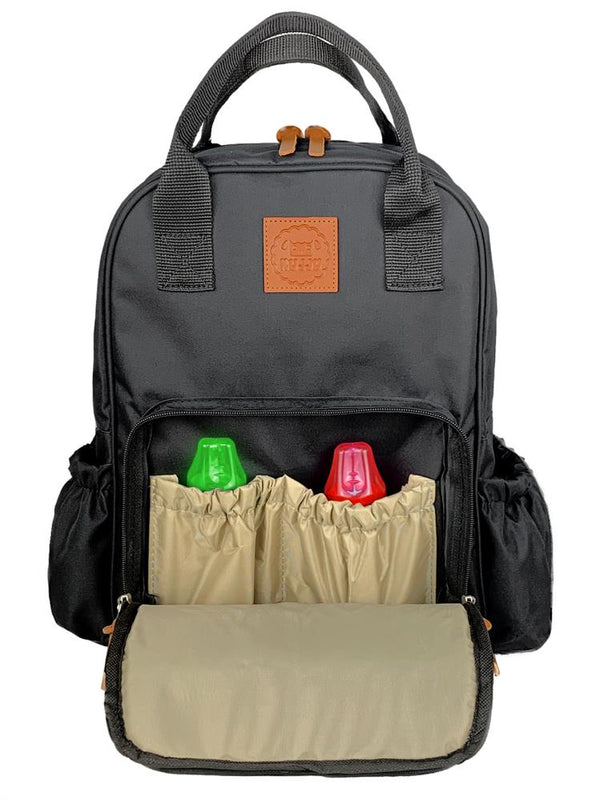 Kujju Anne Bebek Bakım Sırt Çantası  - Siyah