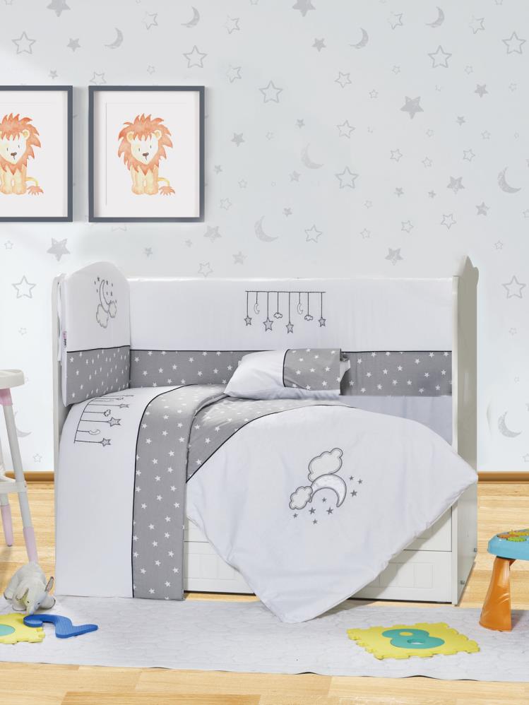 Kujju Yıldız Model Uyku Setı - Gri