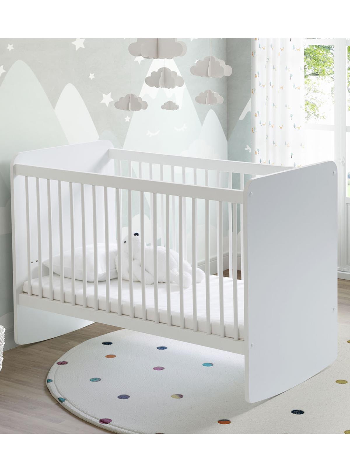 Babywhen Yükseklik Ayarlı Beşik 60x120 cm-Beyaz