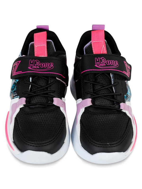 Mpone Pt Sports Casual Kız Çocuk Spor Ayakkabı 26-30 Numara - Siyah
