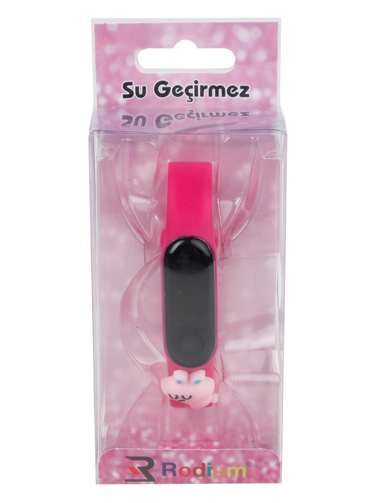 Rodium Led Çocuk Saat - Fusya