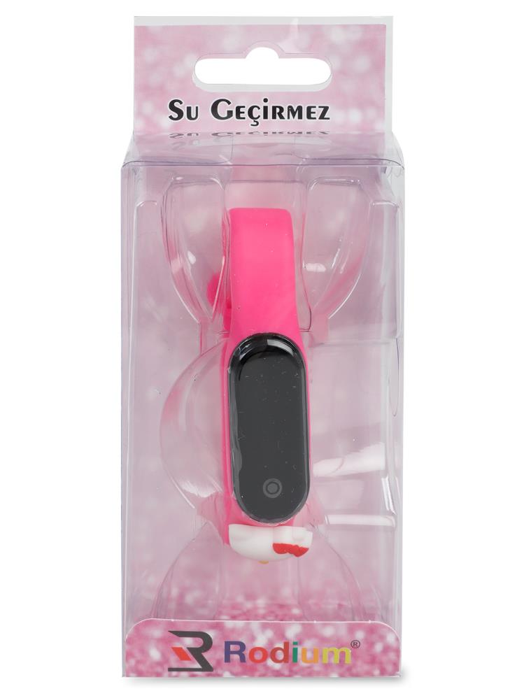 Rodium Led Çocuk Saat - Fusya