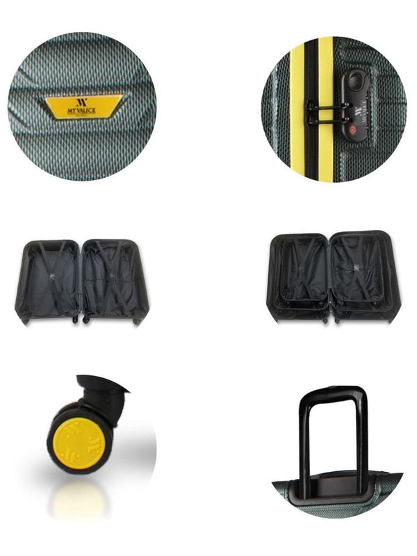 My Valice Croc Abs Küçük Kabin Boy Valiz - Haki