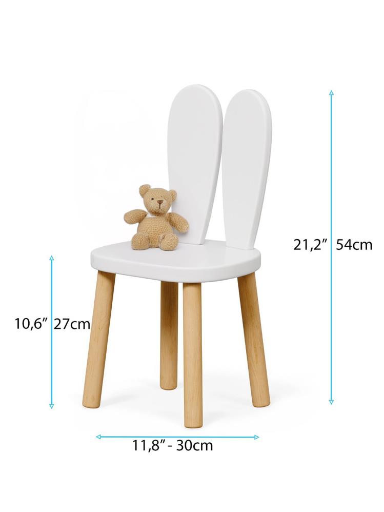 Bee Smart Naturel Tek Sandalyeli Masa Set