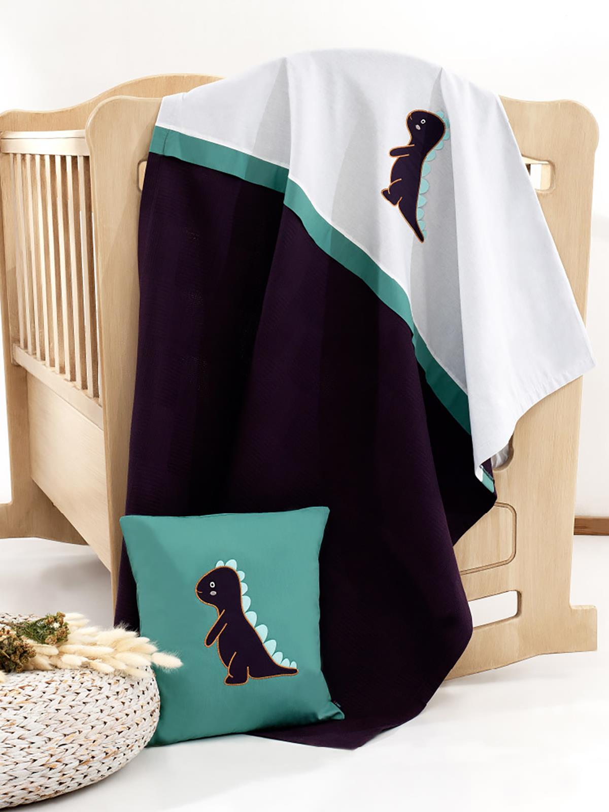 Fabu Bebek Pike ve Yatak Örtüsü 120*150 cm - Mavi