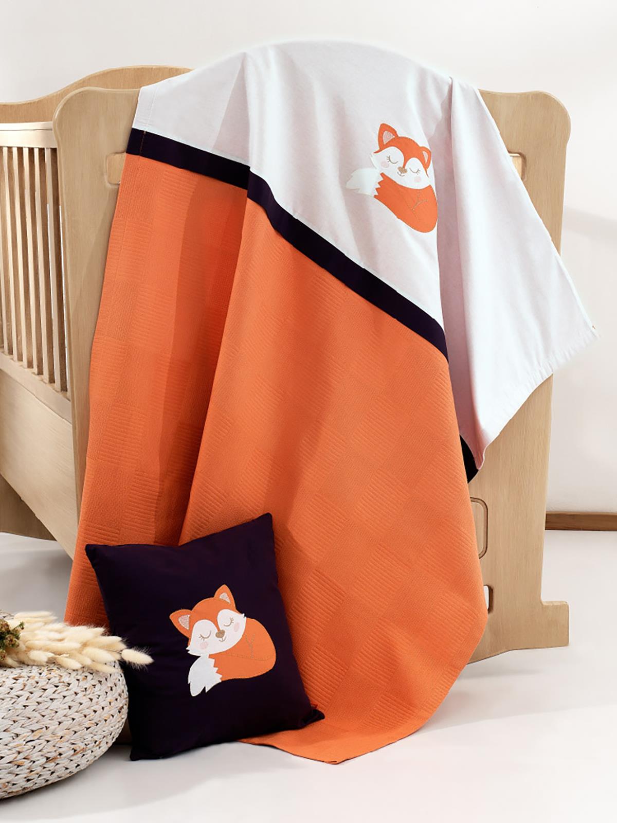 Fabu Bebek Pike ve Yatak Örtüsü 120*150 cm - Yeşil