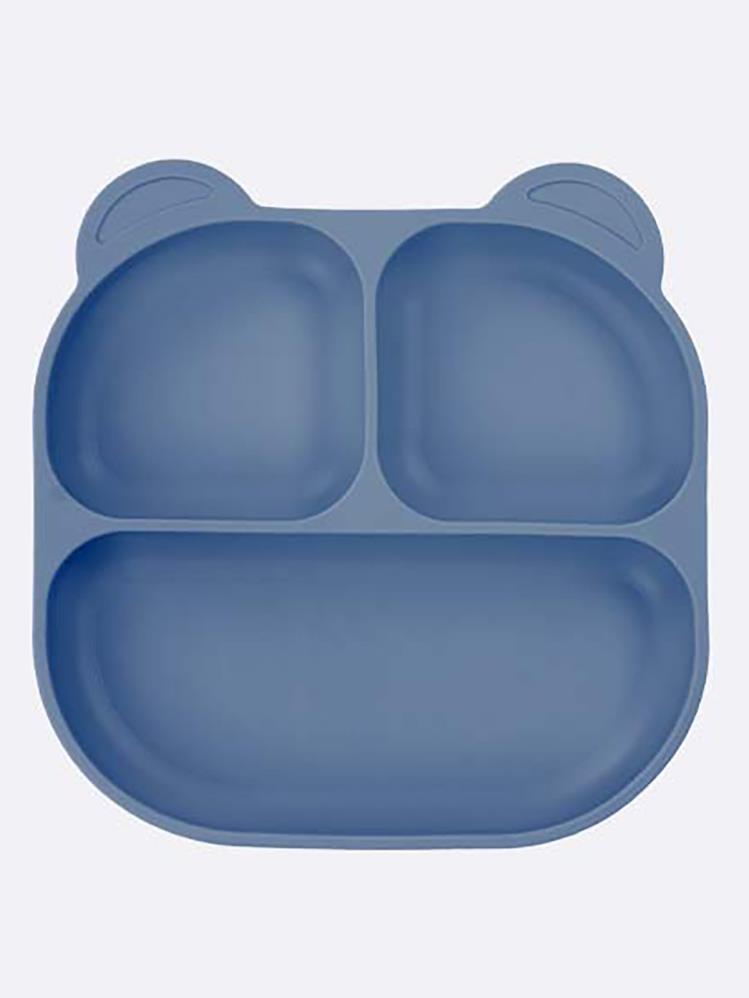 Pandish MamMa Vakum Tabanlı Silikon Mama Tabağı - Mavi