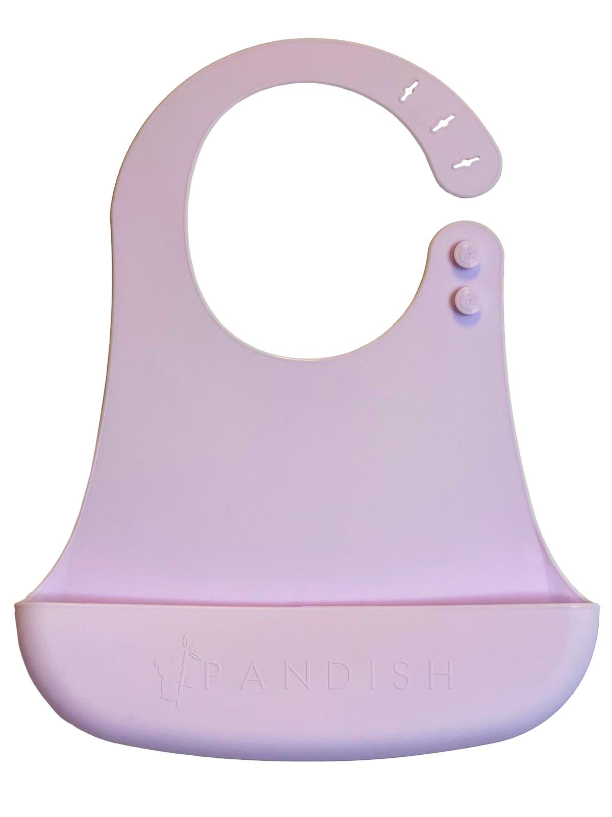Pandish Silikon Mama Önlüğü - Lila