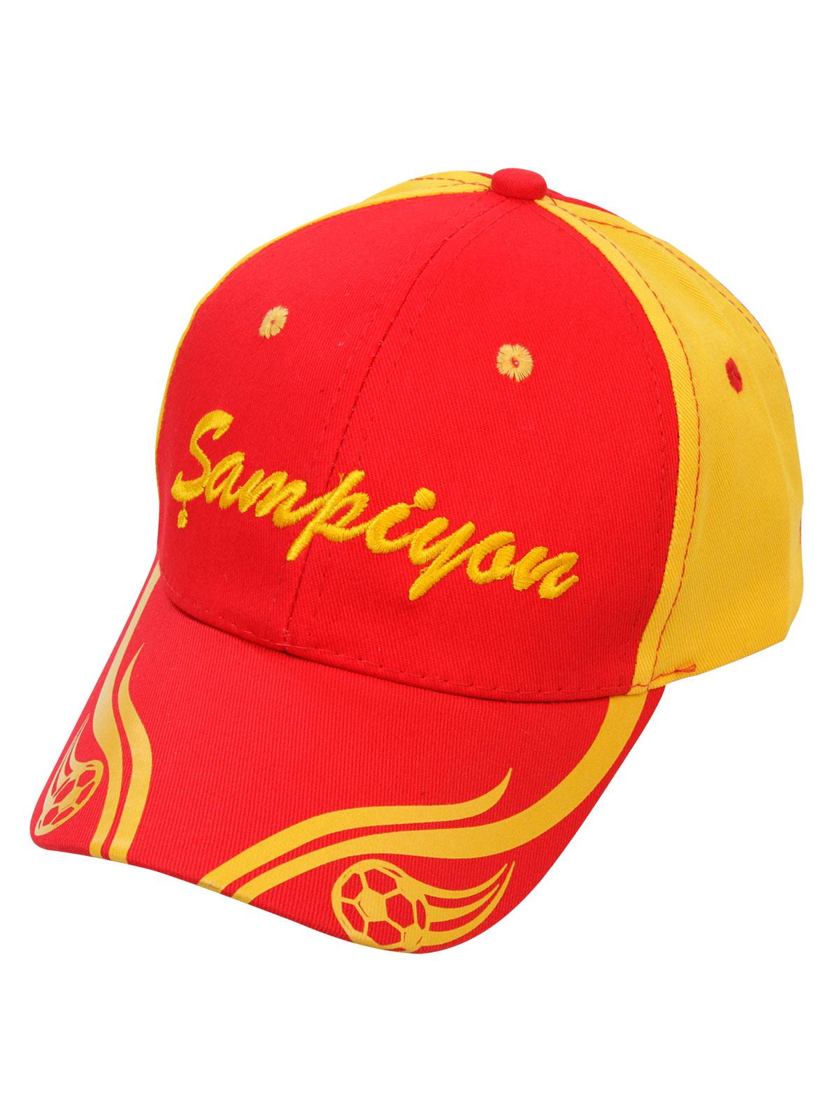 Civil Boys GS Taraftar 6-9 Yaş Kep Şapka - Kırmızı