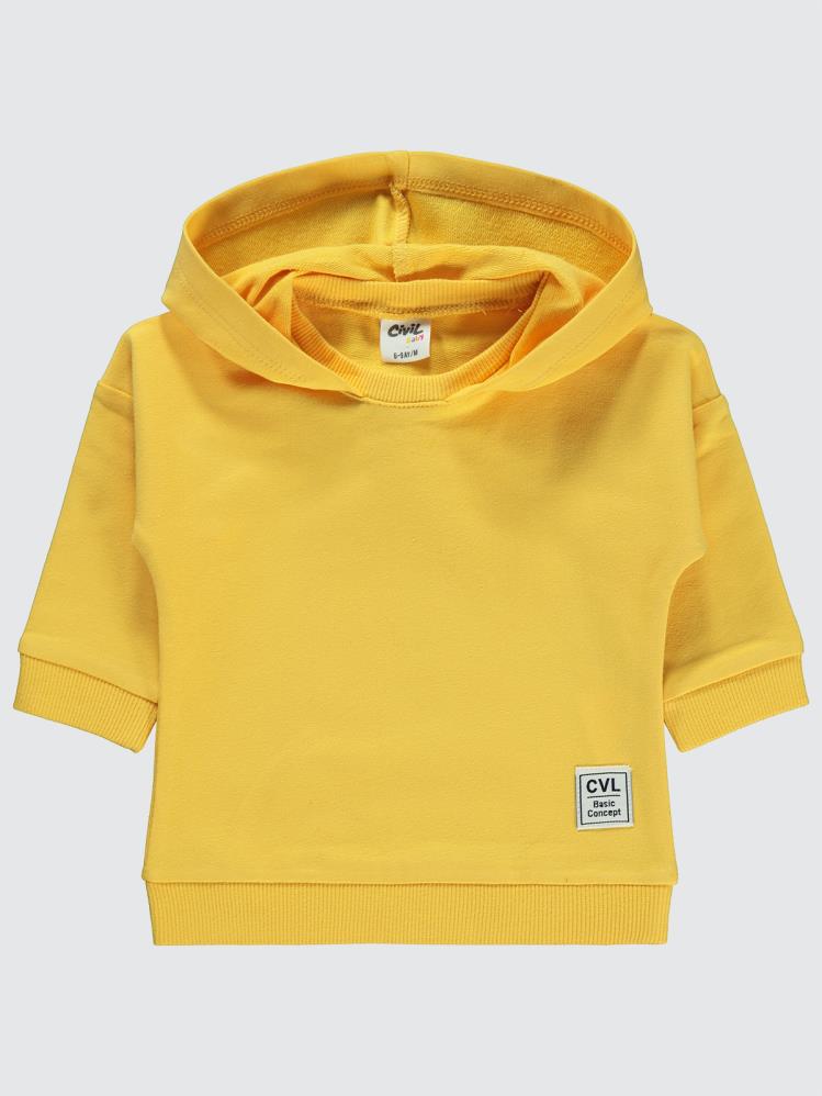 Civil Baby Civil Arma Etiketli 6-18 Ay Sweatshirt - Sarı