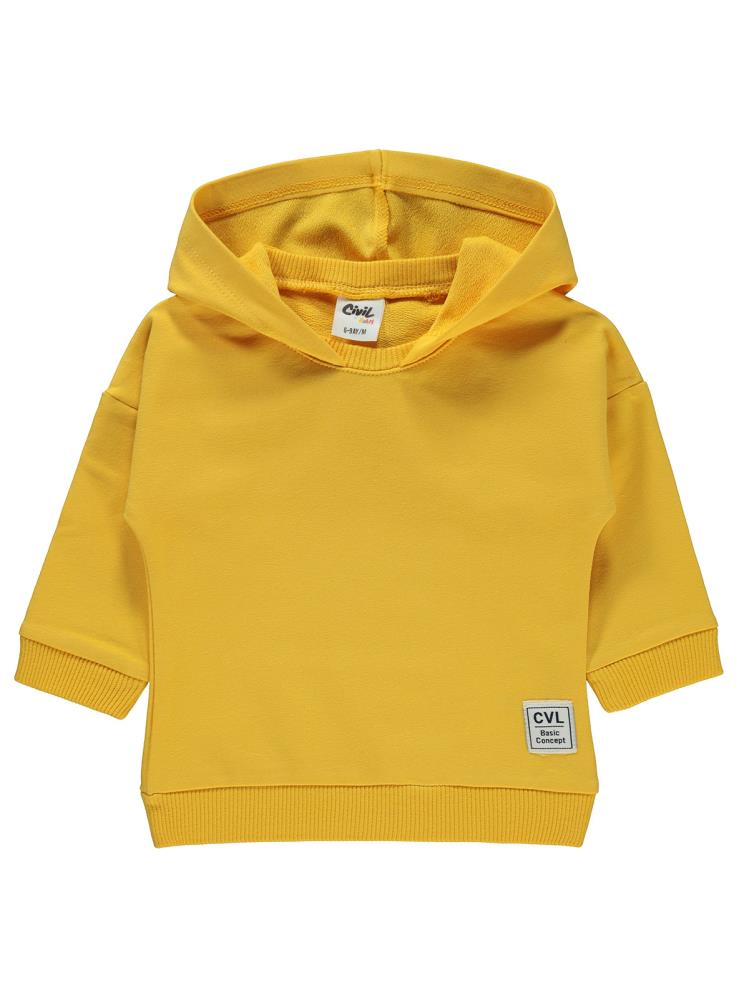 Civil Baby Civil Arma Etiketli 6-18 Ay Sweatshirt - Sarı