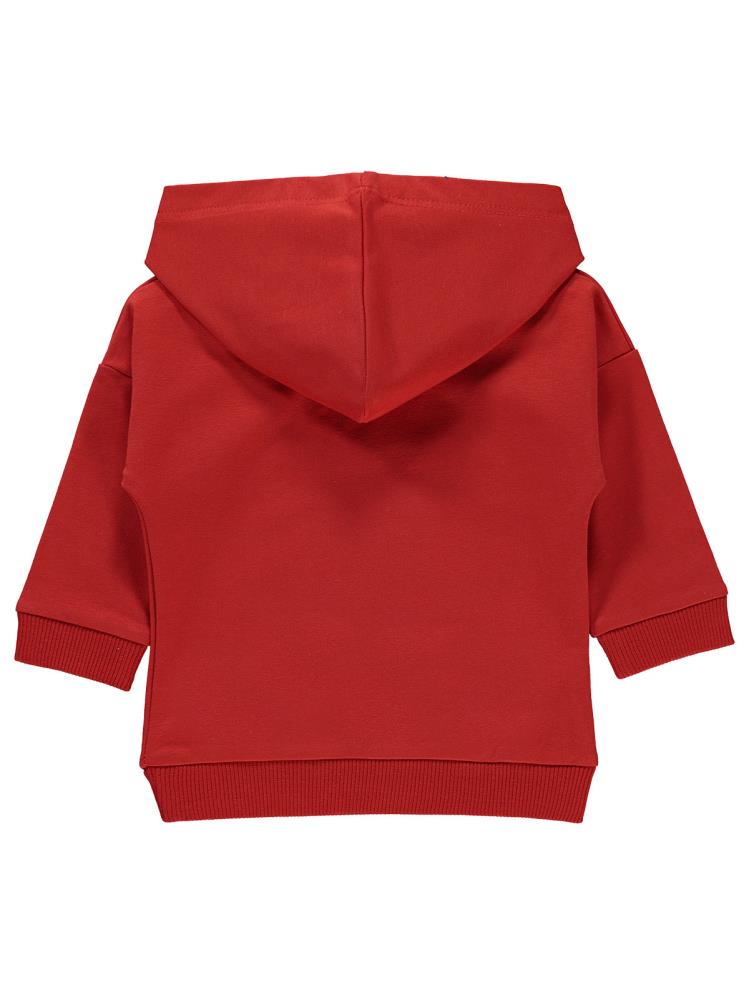 Civil Baby Civil Arma Etiketli 6-18 Ay Sweatshirt - Kırmızı