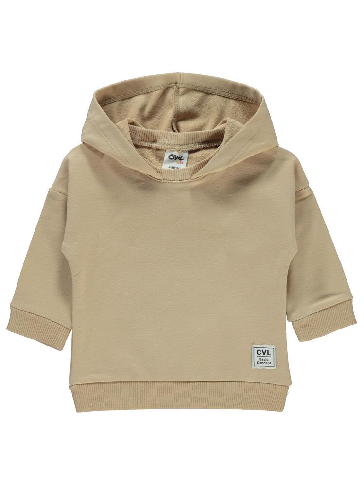 Civil Baby Civil Arma Etiketli 6-18 Ay Sweatshirt - Kahverengi