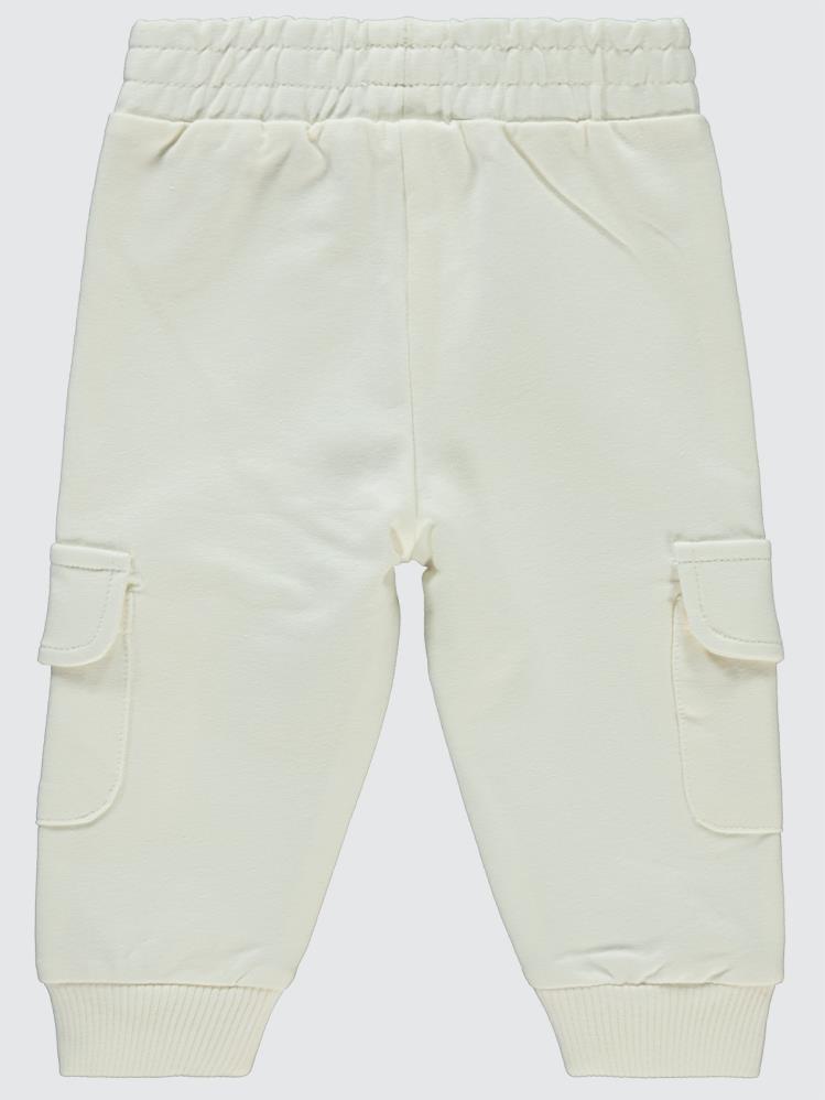 Civil Baby Kargo Cepli Jogger 6-18 Ay Eşofman Altı - Ekru