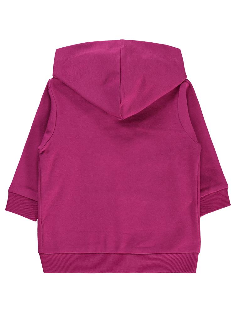 Civil Baby Büzgülü Aksesuarlı 6-18 Ay Hırka - Lila