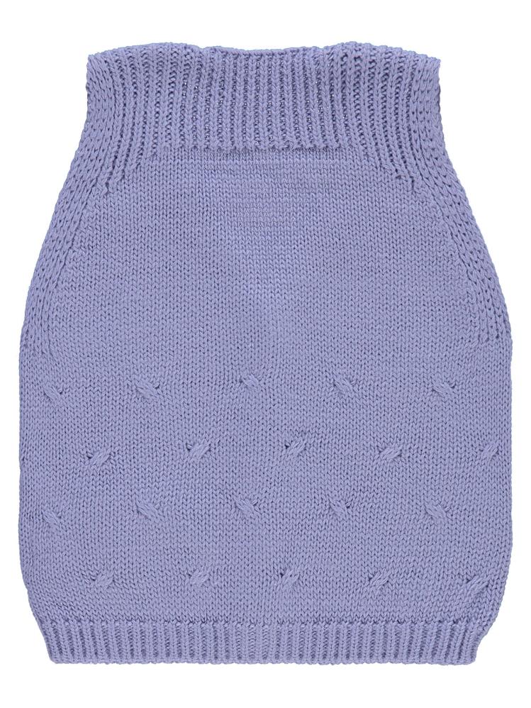 Civil Baby Örgü Desenli 3-18 Ay Yelek - Lila