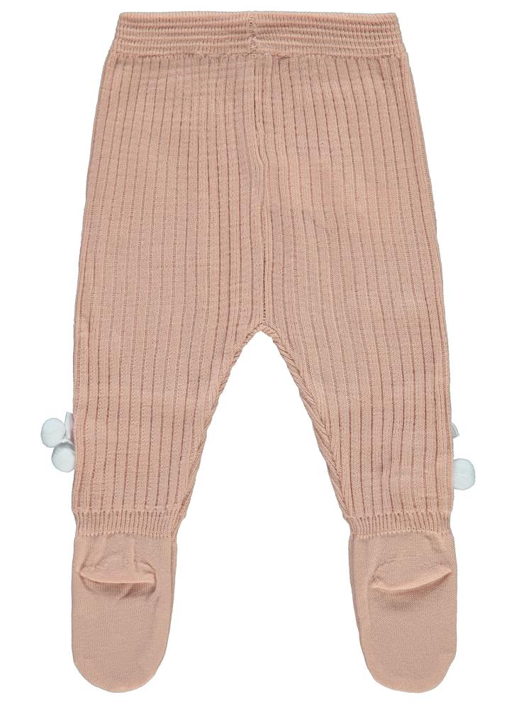 Civil Baby Fiyonk Ponpon Aksesuarlı 3-12 Ay Eşofman Altı - Pudra