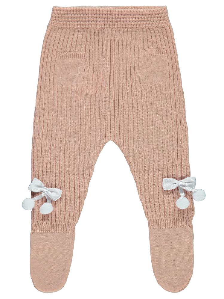 Civil Baby Fiyonk Ponpon Aksesuarlı 3-12 Ay Eşofman Altı - Pudra