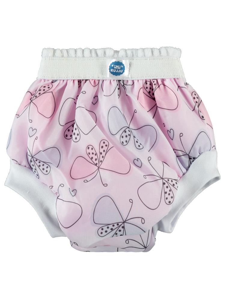 Kujju 1 Beden Desenli Alıştırma Külodu(10-14 kg) - Pembe