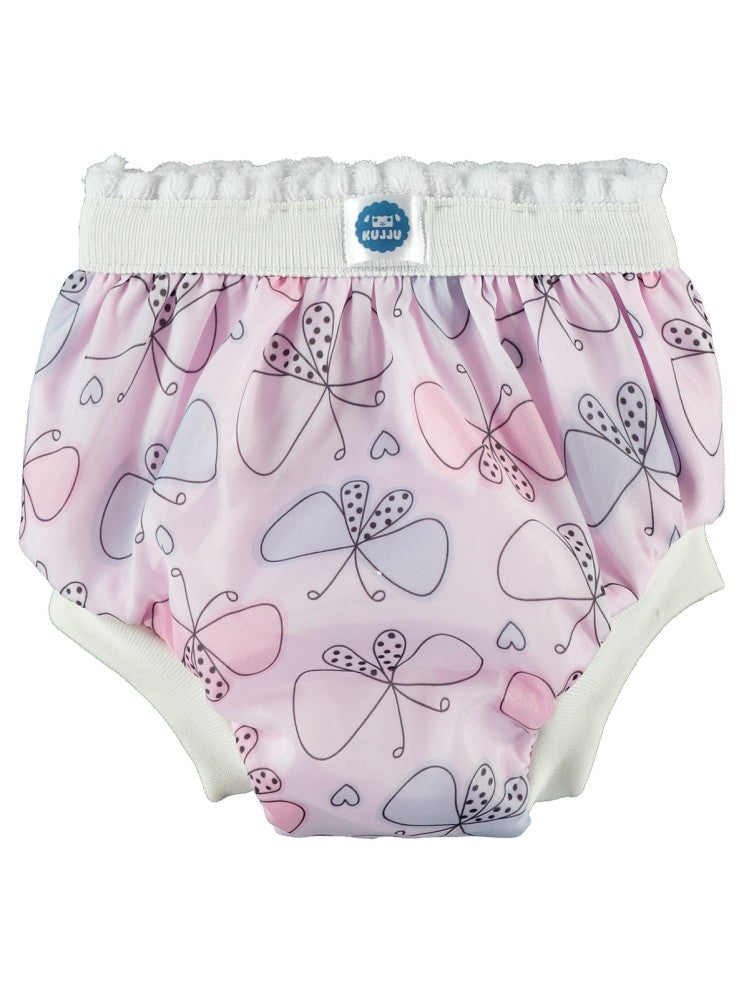 Kujju 2 Beden Desenli Alıştırma Külodu(15-20 kg) - Pembe