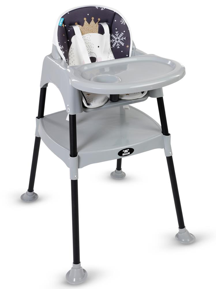 Kujju Platin 3 in 1 Mama Sandalyesi - Krem Gri