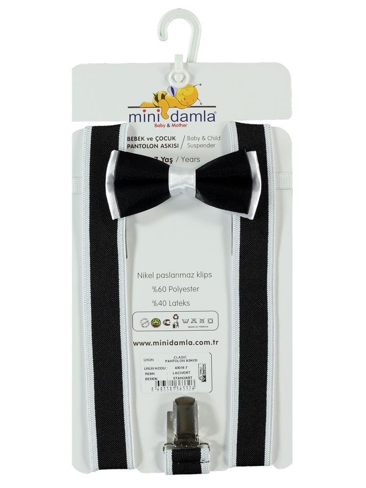 Minidamla Clasic Pantolon Askısı - Lacivert