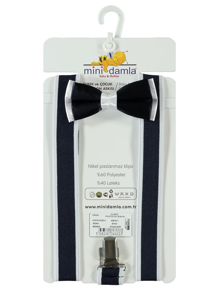 Minidamla Clasic Pantolon Askısı - Mavi