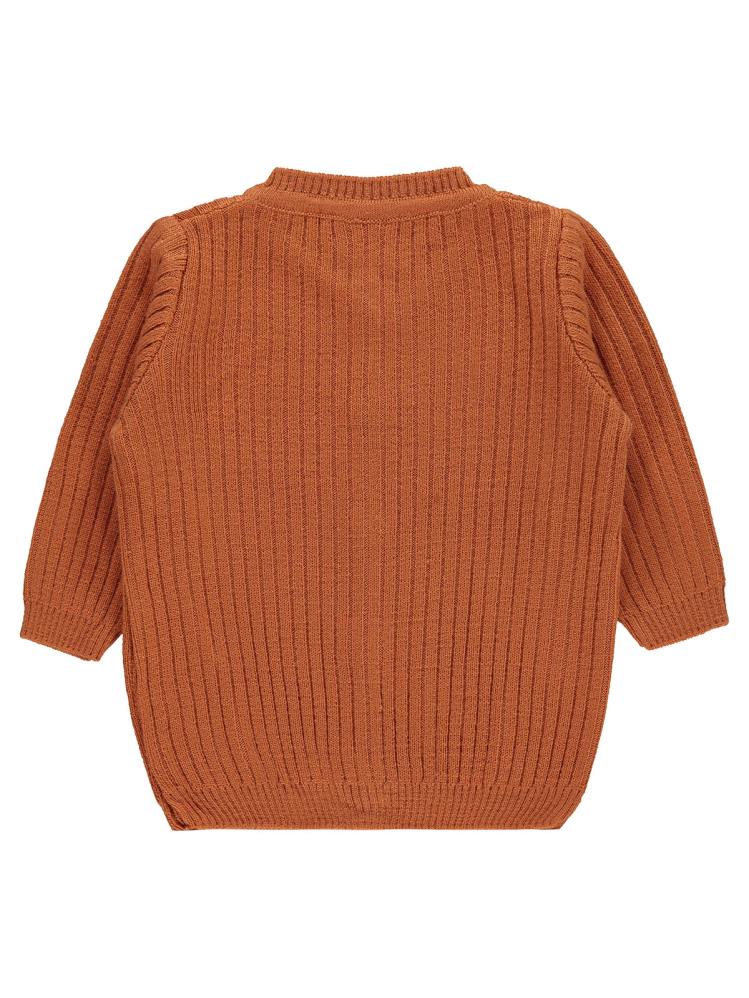 Civil Baby Basic Fitilli 6-18 Ay Hırka - Turuncu