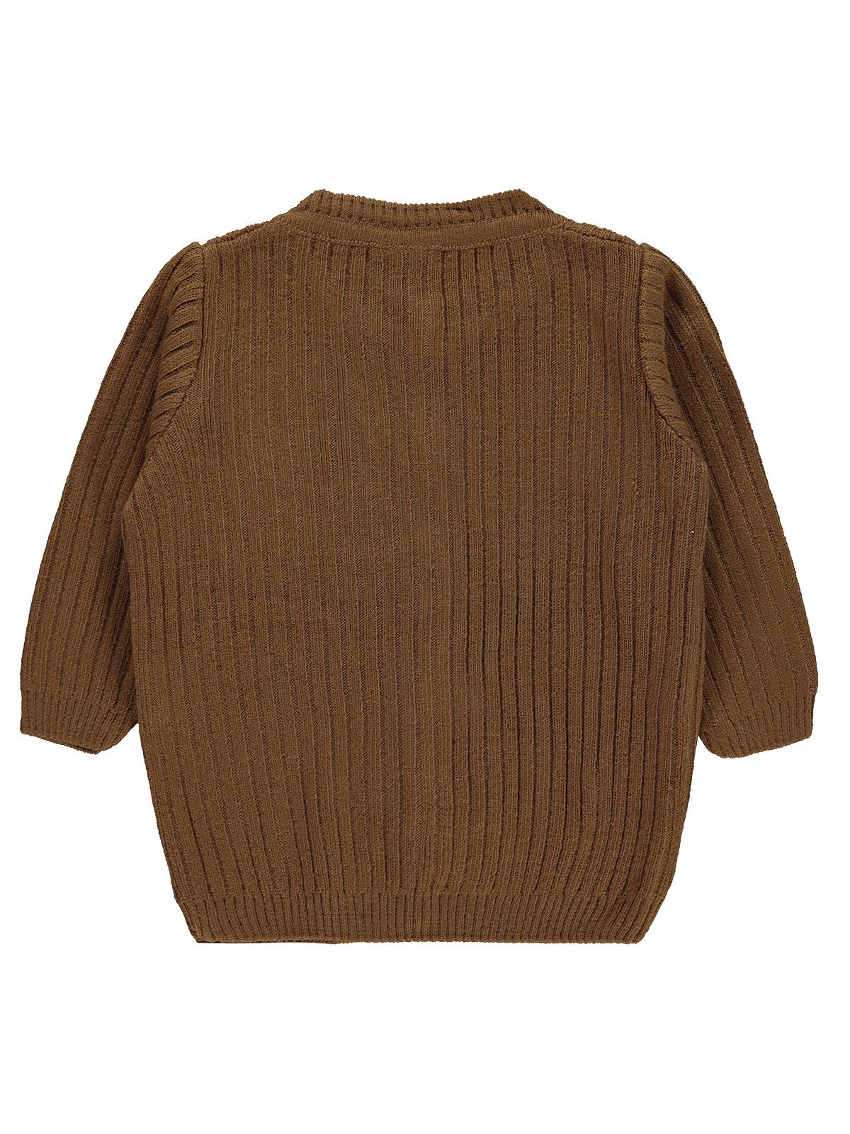 Civil Baby Basic Fitilli 6-18 Ay Hırka - Kahve