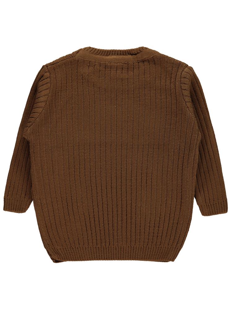 Civil Baby Basic Fitilli 6-18 Ay Kazak - Kahverengi